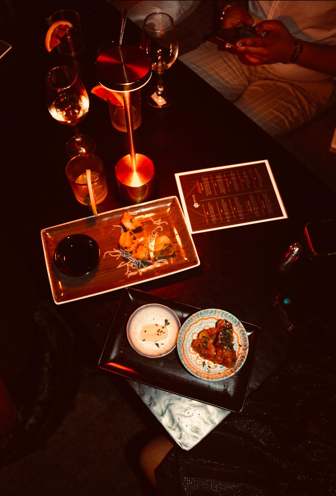 Asian fusion dining at Opium Lounge
