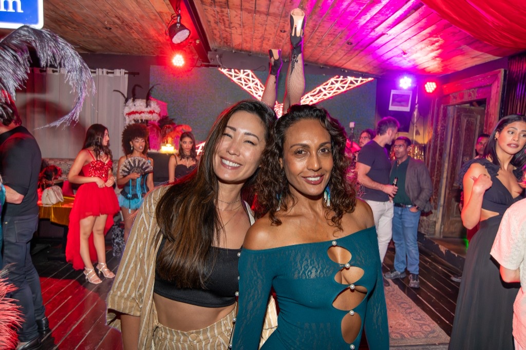 Guests enjoying theatrical cabaret night at Opium Productions
